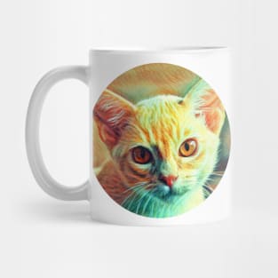 Bright-Eyed floppy cat Mug